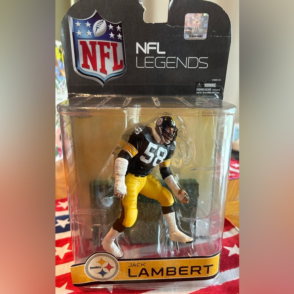McFarlane’s Sportspicks NFL Legends Jack Lambert action figure